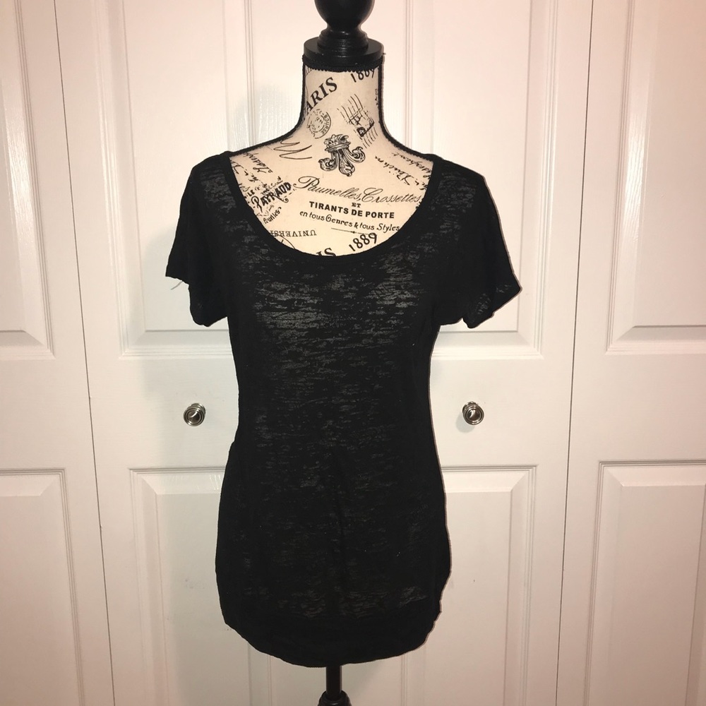 Black Sheer Shirt